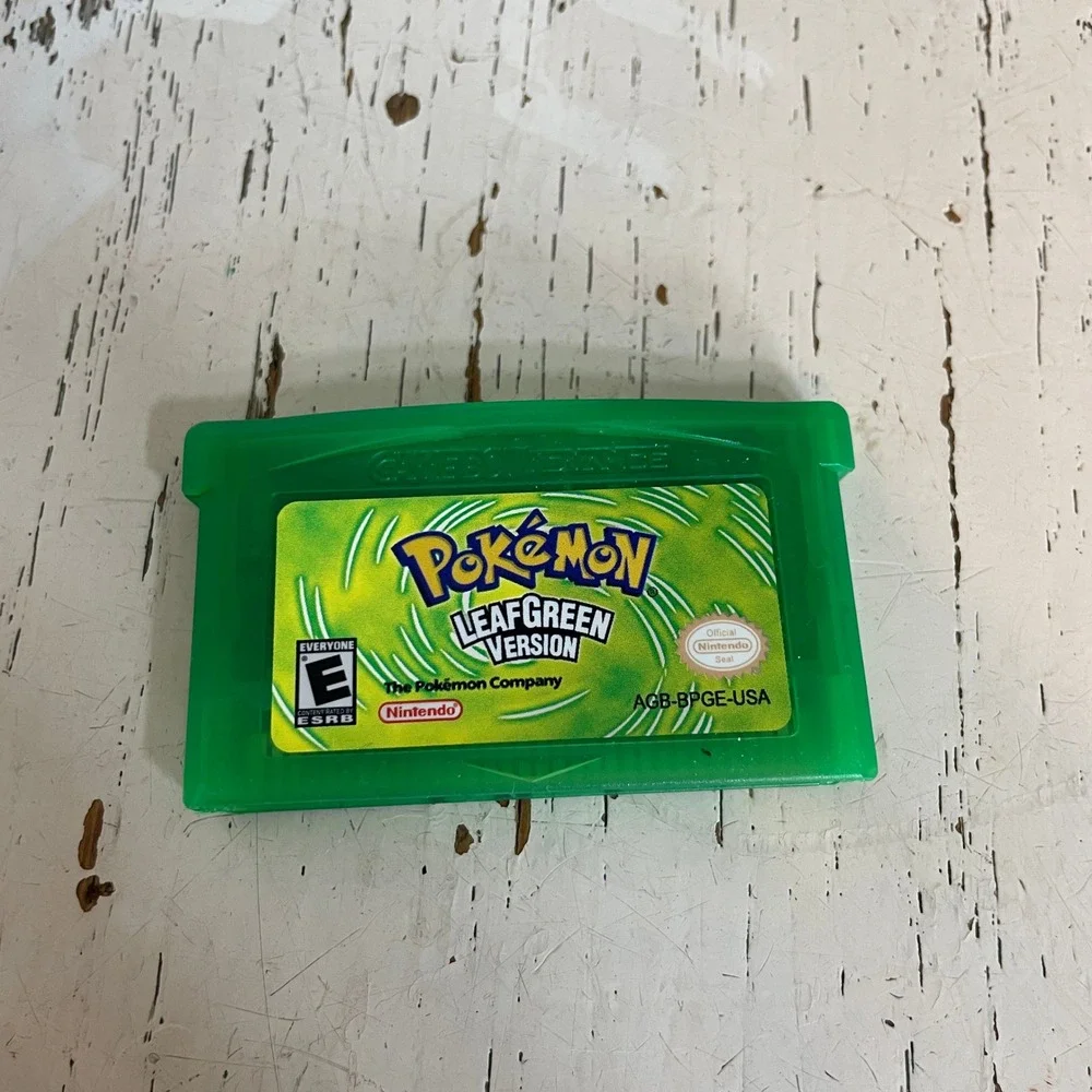Pokemon LeafGreen Version Nintendo Game Boy Advance Remake Model Tested Works
